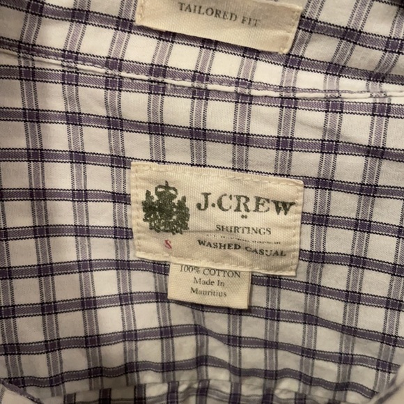 J. Crew Tailored Fit Washed Casual Button Up Shirt Checkered - Picture 4 of 8